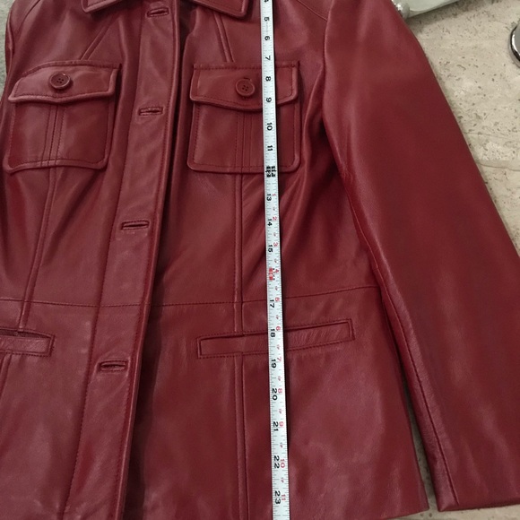 Woman’s Kenneth Cole Reaction Leather Coat - Picture 5 of 10